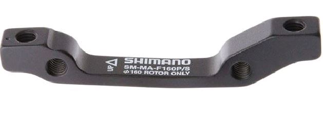 SHIMANO six-inch front disc code - direct rotation ~ SM-MA-F160P/S /SHIMANO A-STANDARD MOUNT ADAPTER-SM-MA-F160P/S
