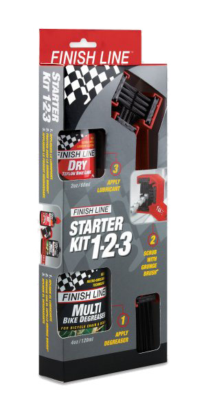 FINISHLINE STARTER KIT 1-2-3 Gear Cleaning Kit (12 sets in a box) / FINISHLINE STARTER KIT 1-2-3/DRIVE-TRAIN KIT
