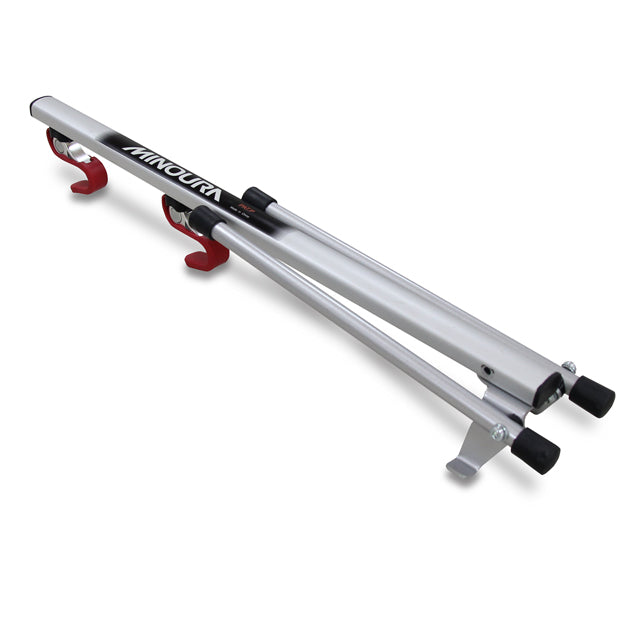 Minoura DS-4200 Supporto Da Terra Per Biciclette – 3 Altezze Regolabili, Struttura Verticale Salvaspazio
