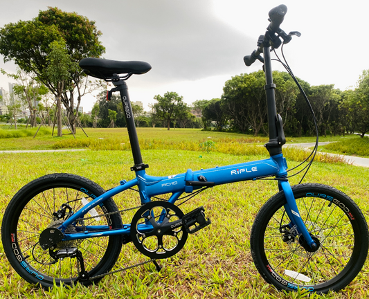 RIFLE RD10 20-inch 9-speed aluminum alloy disc folding bike-20" / RIFLE RD10 9 SPEED ALLOY DISC BRAKE FOLDING BIKE-20"
