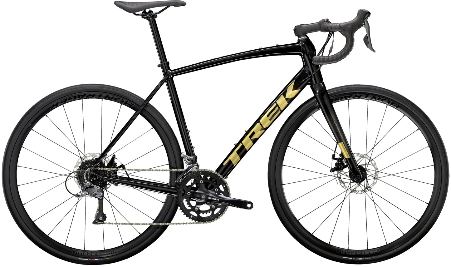 TREK 2023 DOMANE AL 2 DISC ROAD BIKE -TREK BLACK/CARBON SMOKE